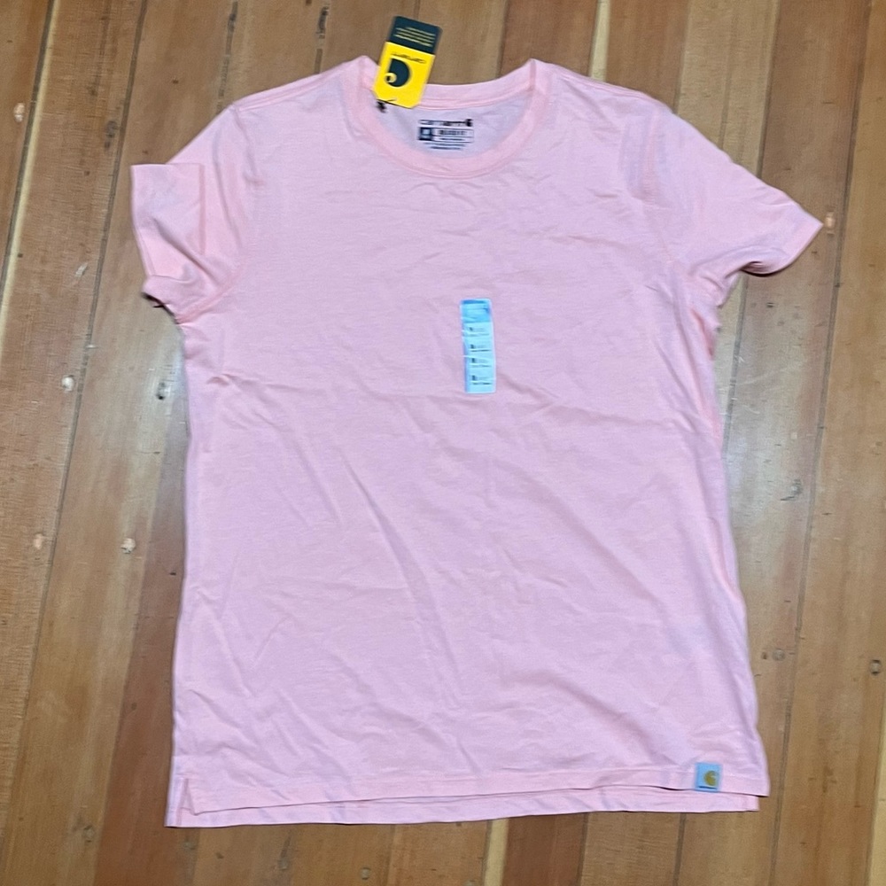 NWT - Carhartt Women’s Peach short sleeve T-shirt - Size Medium (8-10)